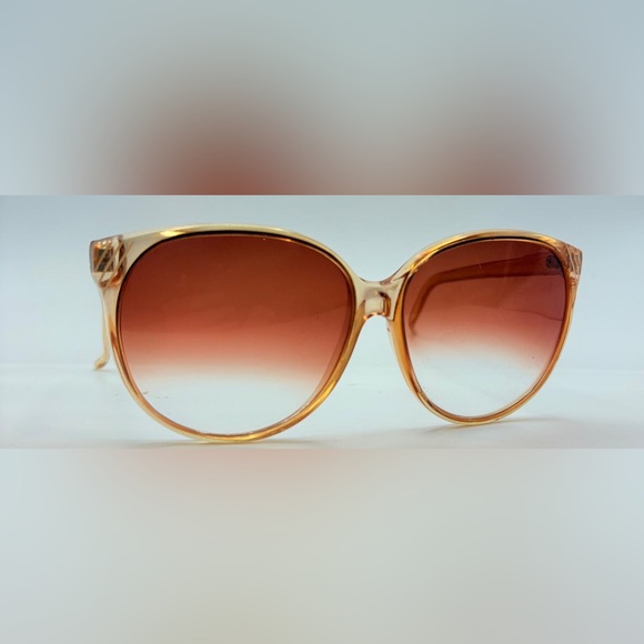 Vintage Foster Grant Brown Oval Sunglasses Frames Only - Picture 1 of 8